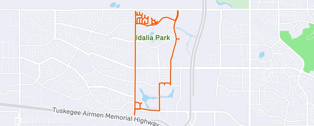 Map of the activity, Running Boredom?