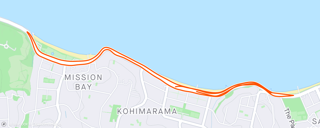 Map of the activity, 5km TT (18:08)
