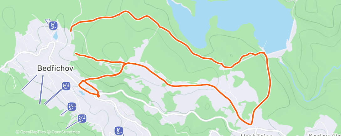 Карта физической активности (Lunch Hike)