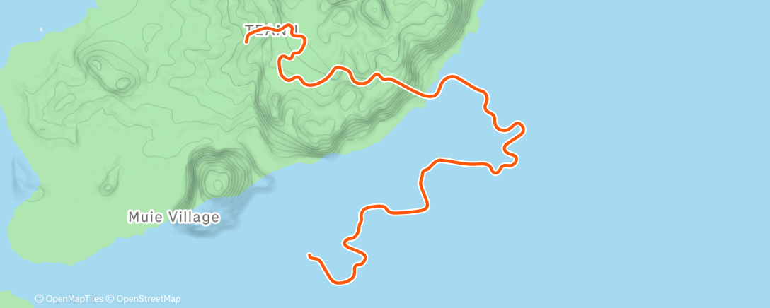 Карта физической активности (Zwift - Sand And Sequoias in Watopia)