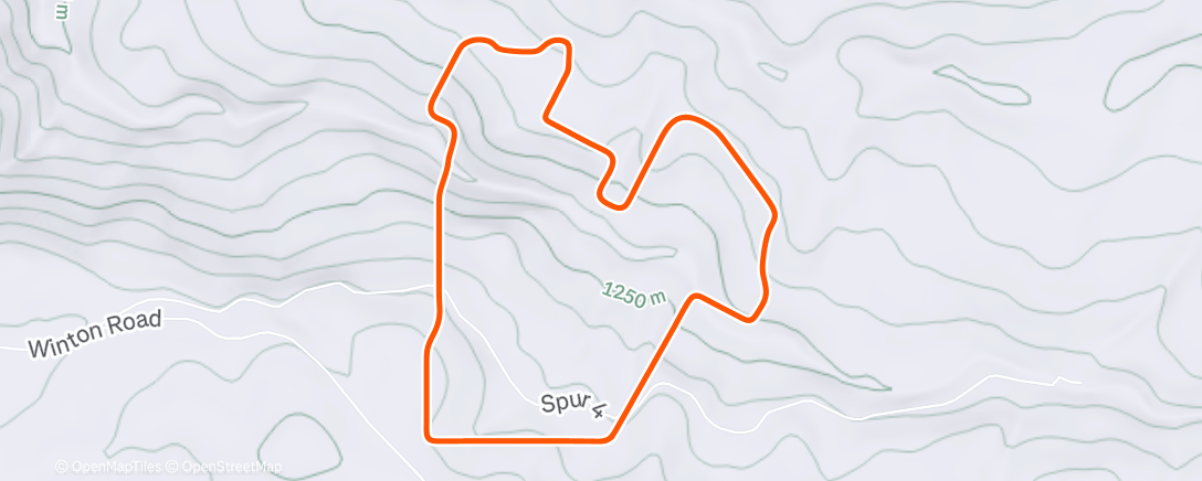 Map of the activity, MyWhoosh - Downtown LA