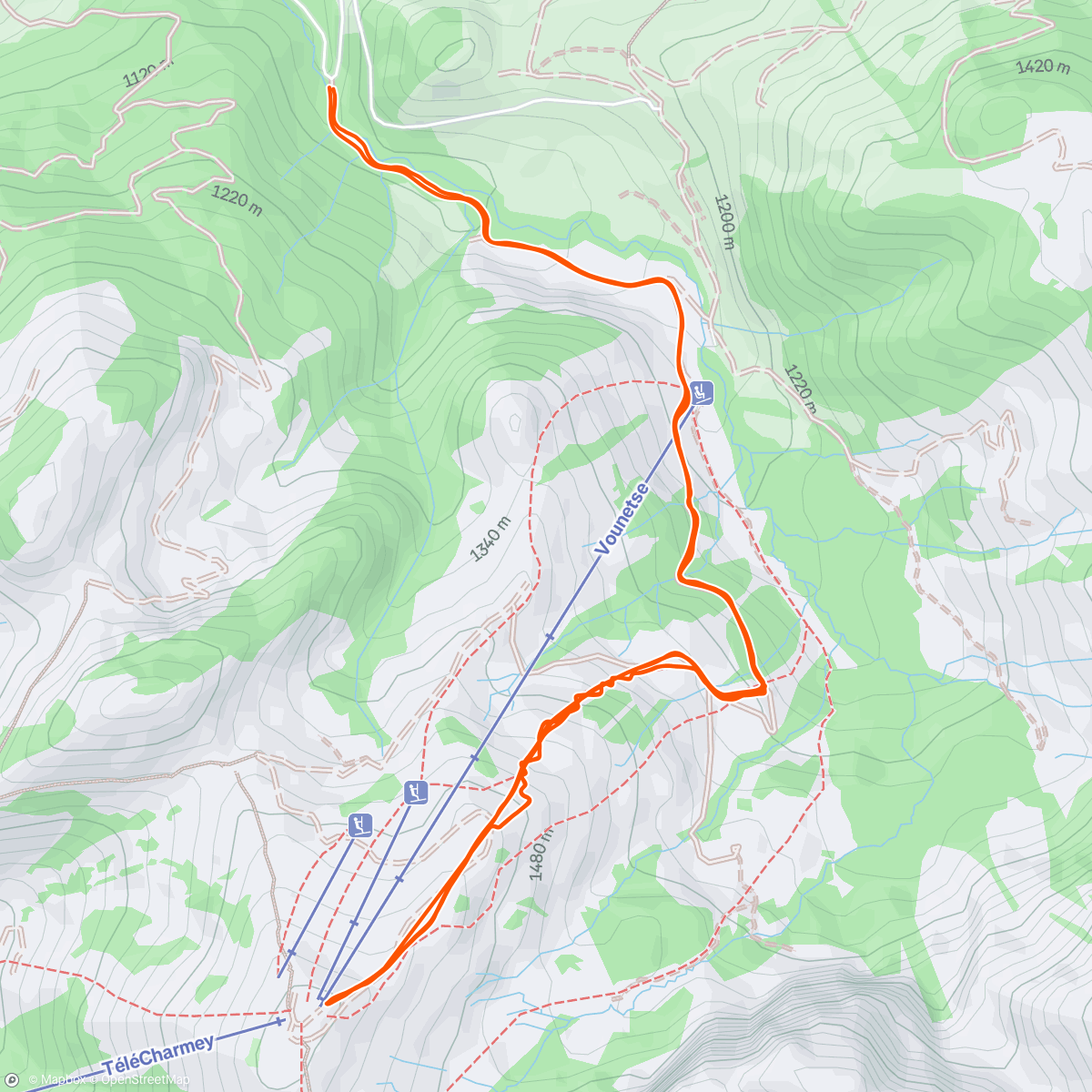 アクティビティ「Skimo」の地図