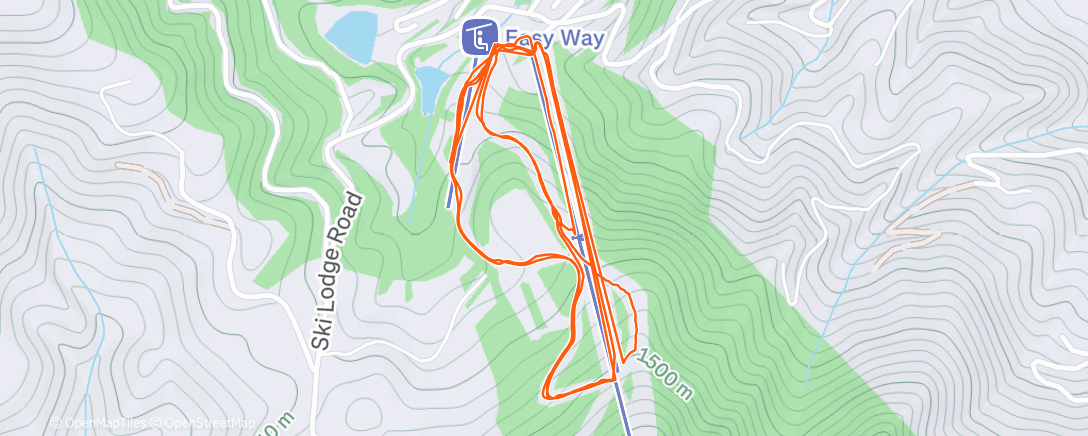 Mappa dell'attività Morning Alpine Ski