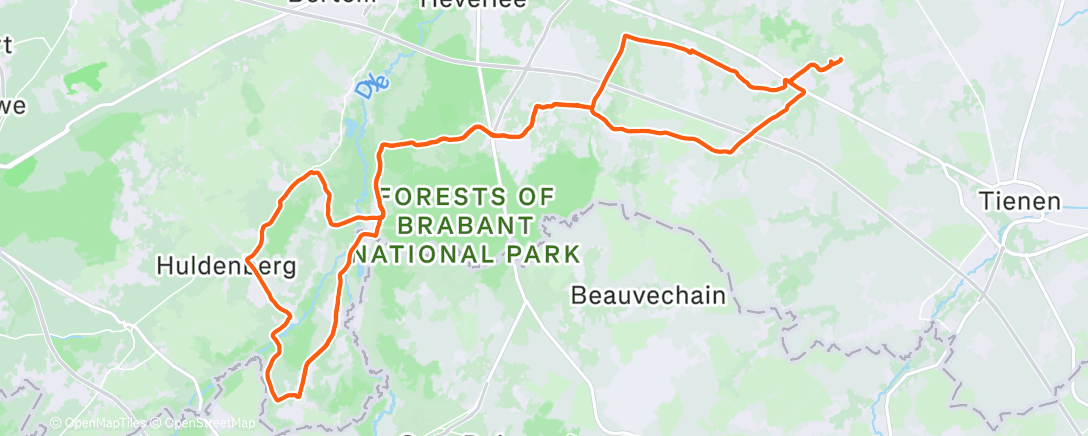 Map of the activity, Namiddagrit