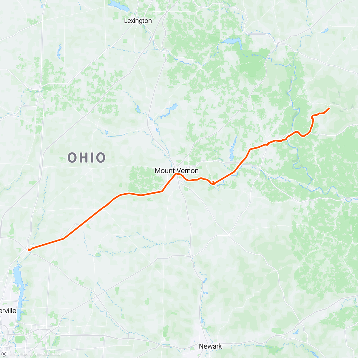 Mappa dell'attività State Century 34: Ohio