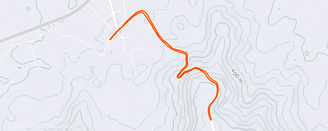Map of the activity, Lauf am Morgen