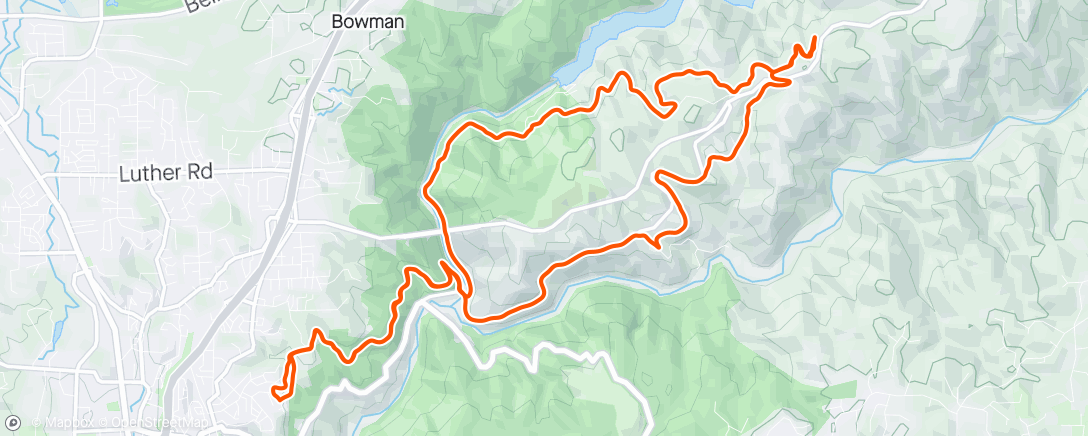 Mapa de la actividad (Morning Mountain Bike Ride)