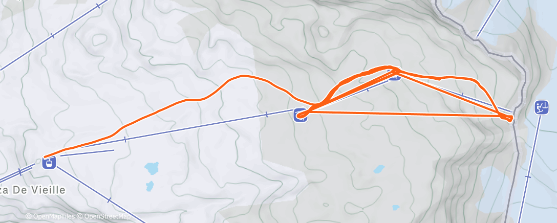 Map of the activity, Dia 1 Stage Cervinia (PAS GRAU)