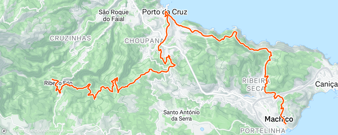 Map of the activity, Madeira day 3 🥵 - Jacky out