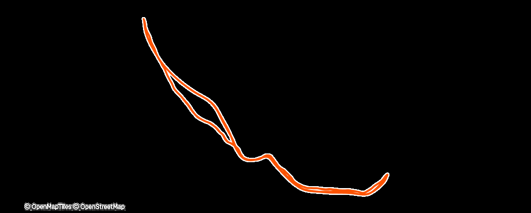 Mapa de la actividad (Final skimo for a while)