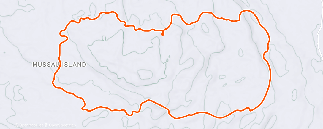 Карта физической активности (TrainingPeaks Virtual - Big Loop Reverse)