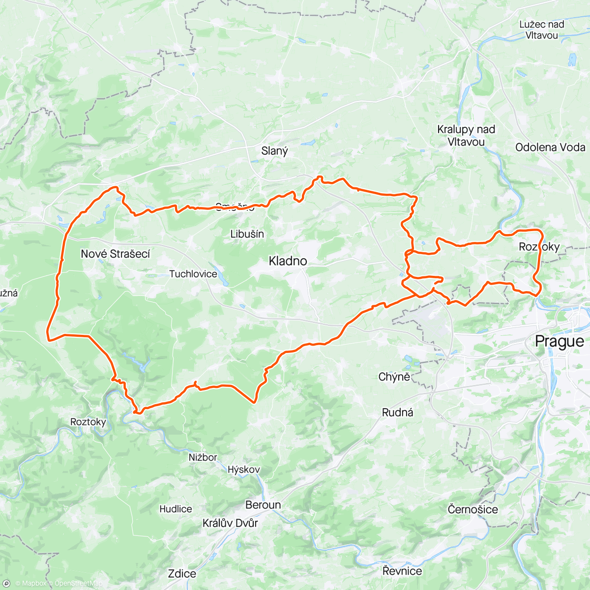 Map of the activity, Vytočit Rybicovo svatbu