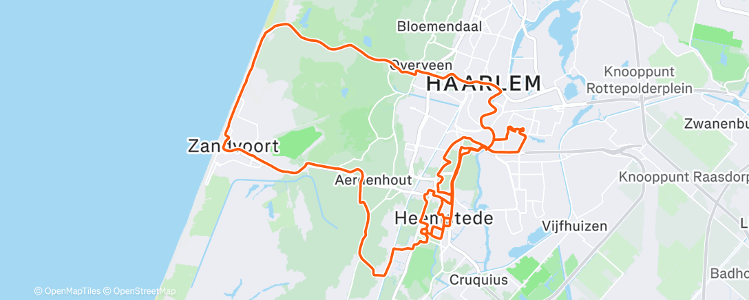 Map of the activity, Life begins at 50 knots