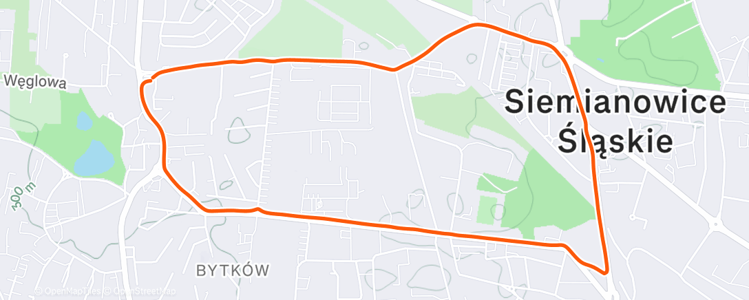 Map of the activity, Afternoon Walk