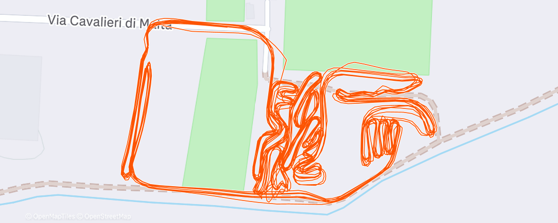 Map of the activity, Lunch Ride