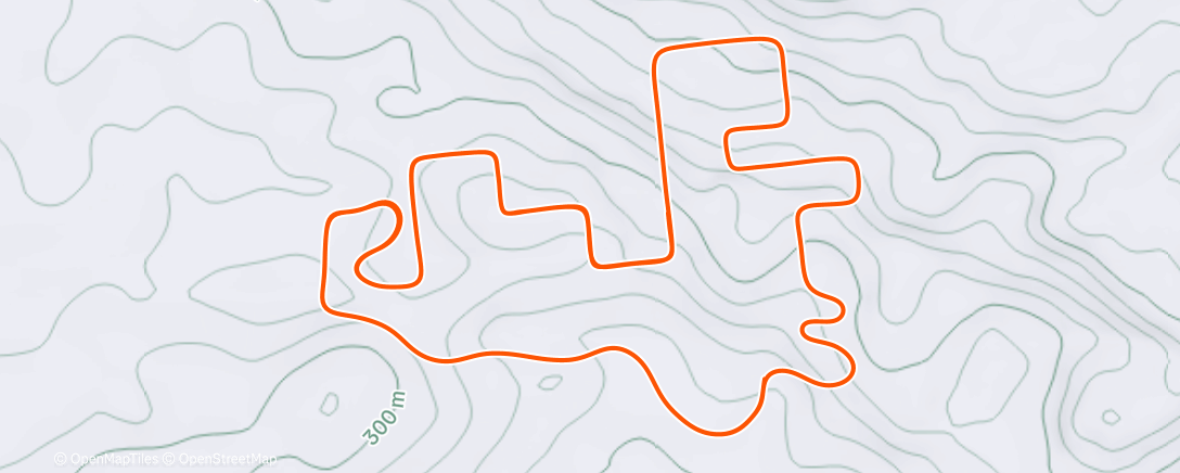 Map of the activity, Afternoon Ride