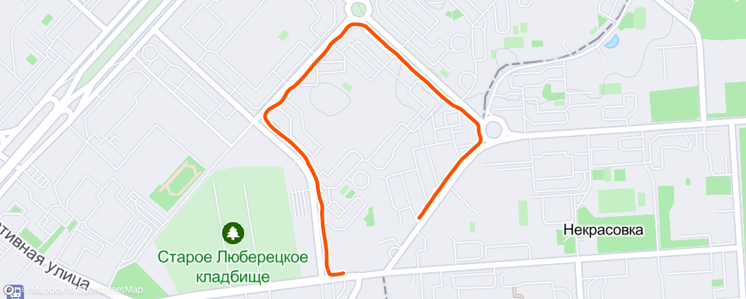 Map of the activity, Несостоявшаяся пробежка