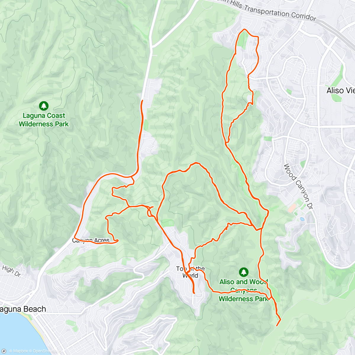 Map of the activity, ALISO