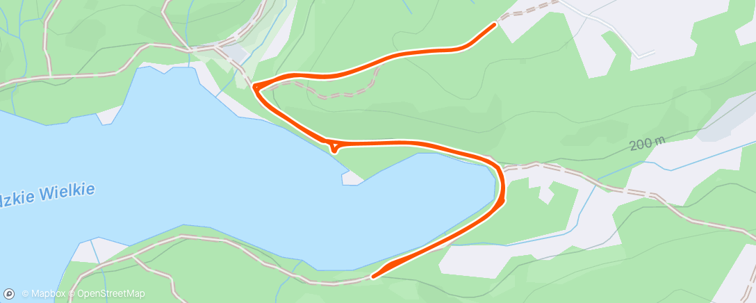 Map of the activity, Afternoon Walk