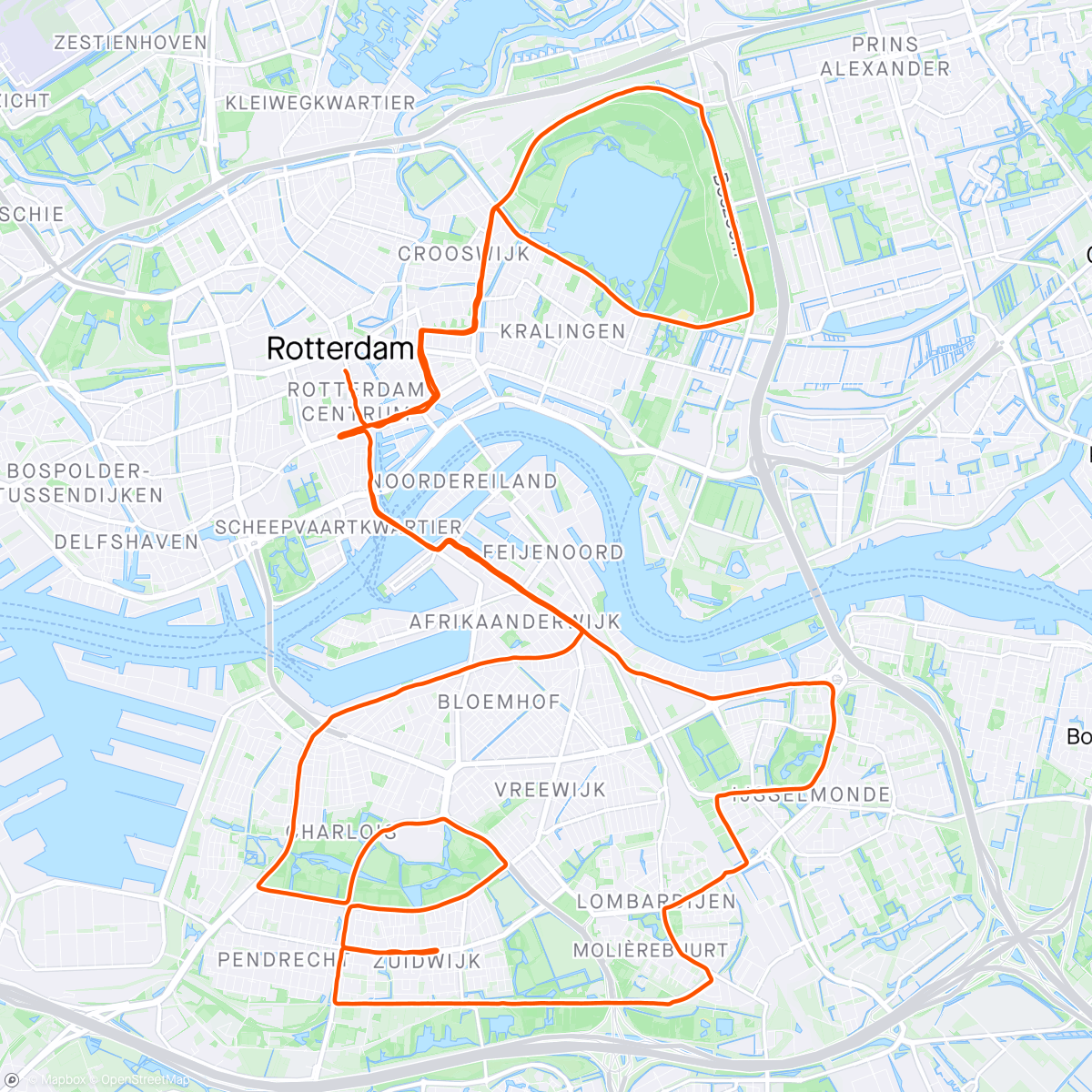 Map of the activity, 🔥 Rotterdam Marathon 🚀 new PB 🚀