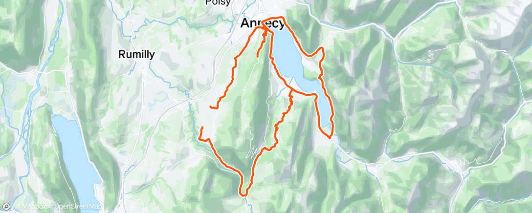 Peta aktivitas, Morning Ride