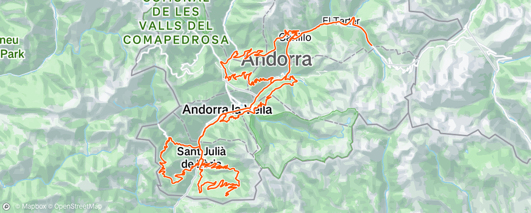 Map of the activity, Morning Ride
