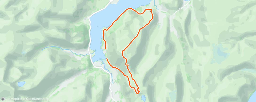 Map of the activity, Afternoon Hike