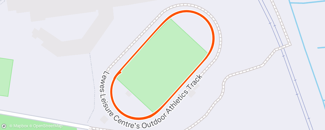 Map of the activity, Striders Track