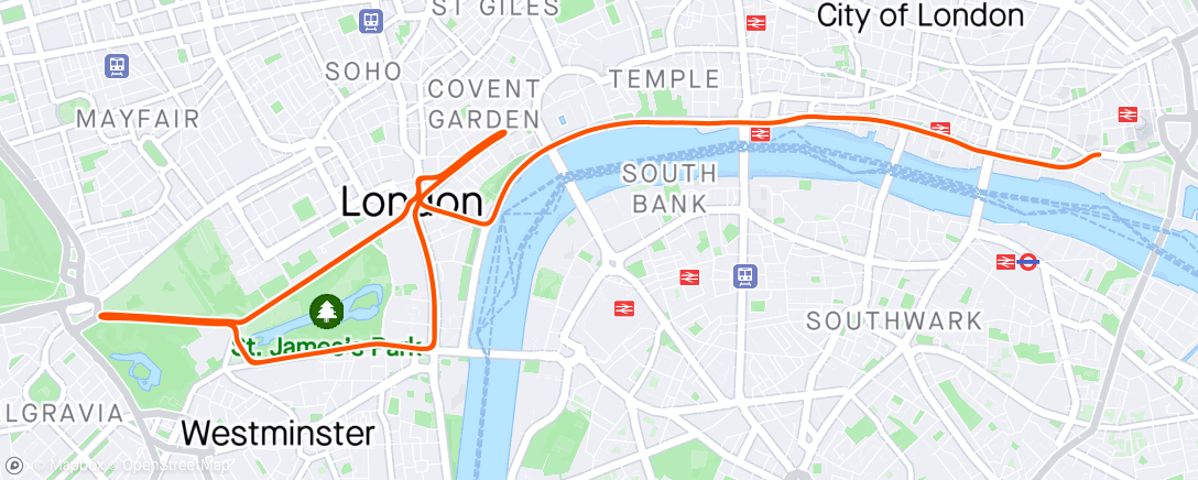Map of the activity, Zwift - Group Ride: Escape Collective Tuesday Escapade (C) on Classique in London