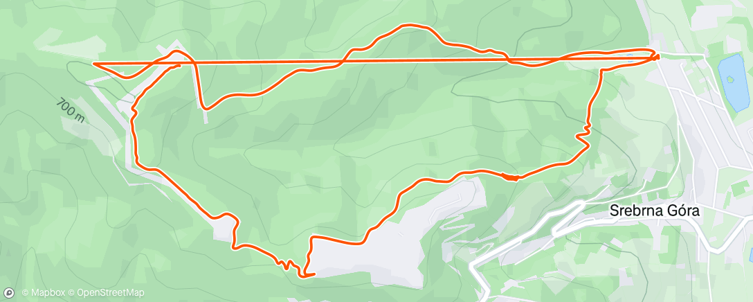 Map of the activity, Srebrna z młodzieżą