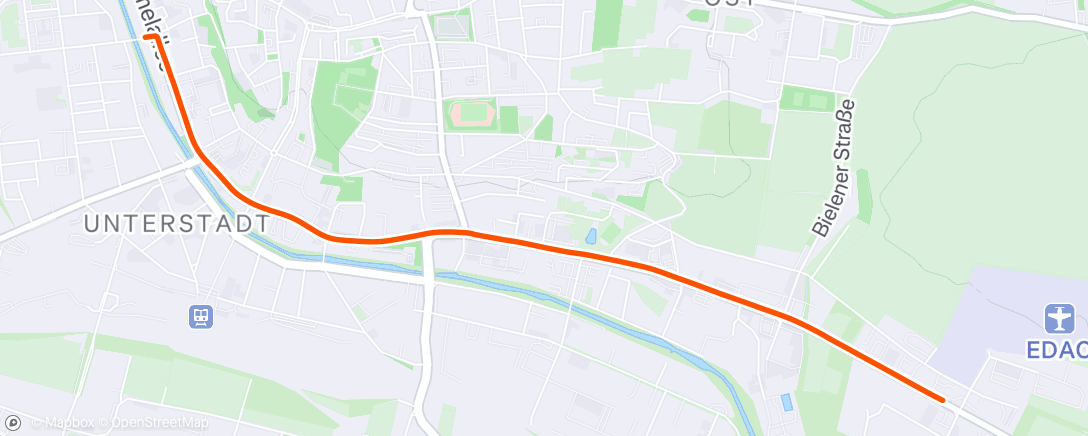 Map of the activity, Afternoon Ride