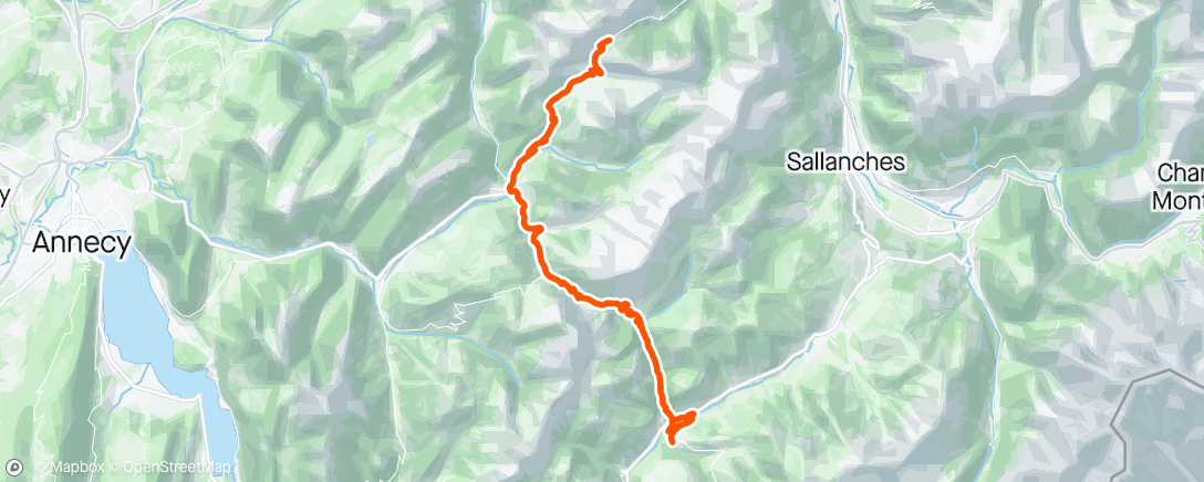 Map of the activity, Sortie Vélo de Route #106