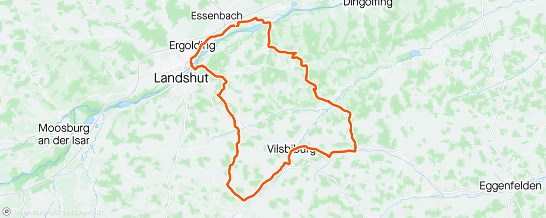 Map of the activity, Staubige Gelbpollenfahrt