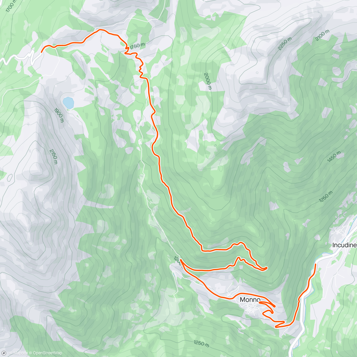 Mapa de la actividad (ROUVY - Monno to Passo del Mortirolo | Italy)