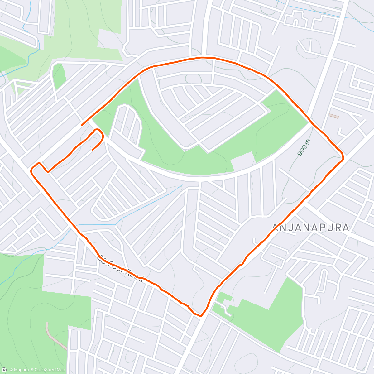 Map of the activity, Morning Ride for a Change
