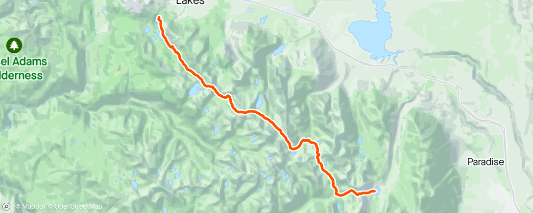 Map of the activity, rock creek to mammoth!