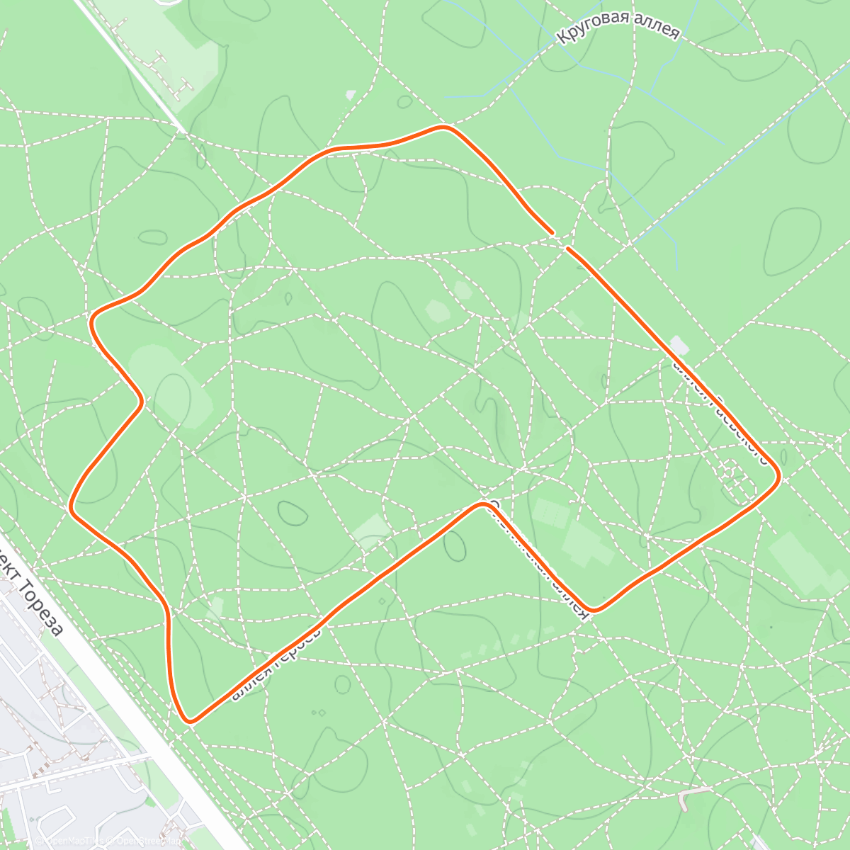 Map of the activity, Командная эстафета