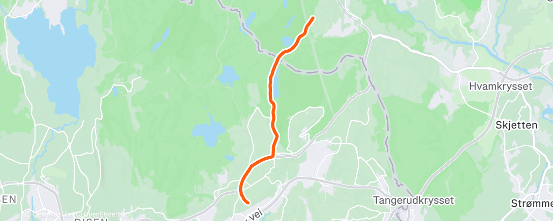 Map of the activity, Morning Ride