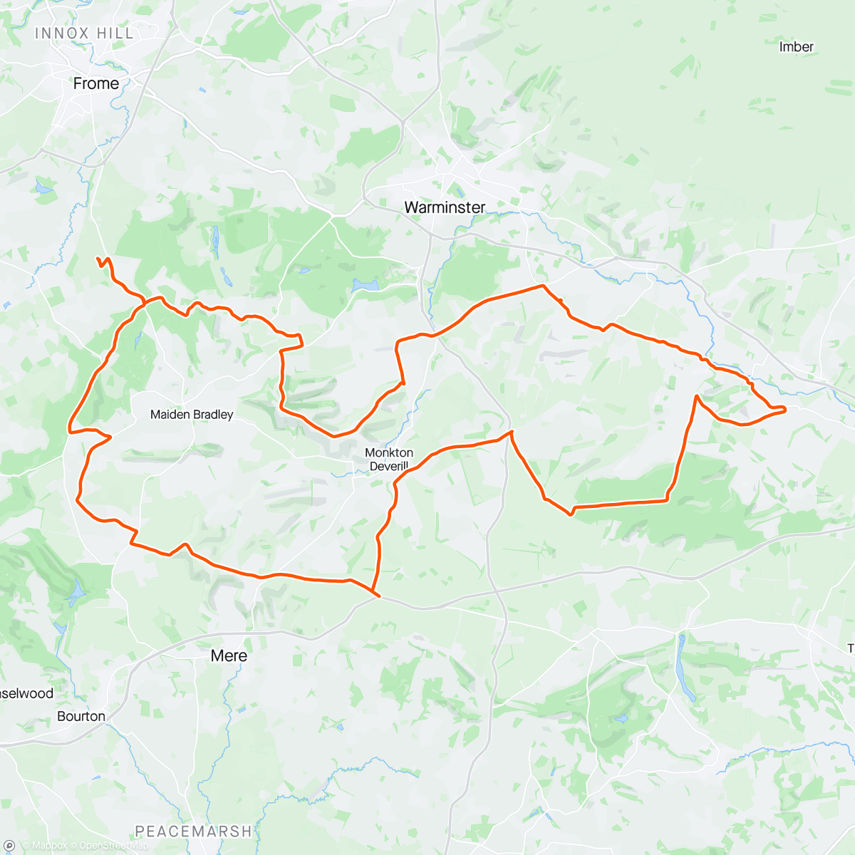 Map of the activity, Glorious Gravel ☀️☀️