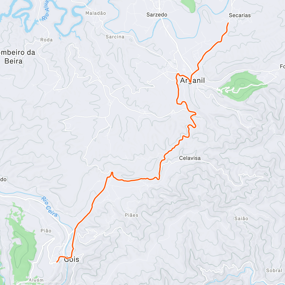 Карта физической активности (ROUVY - Group Ride: La vuelta)