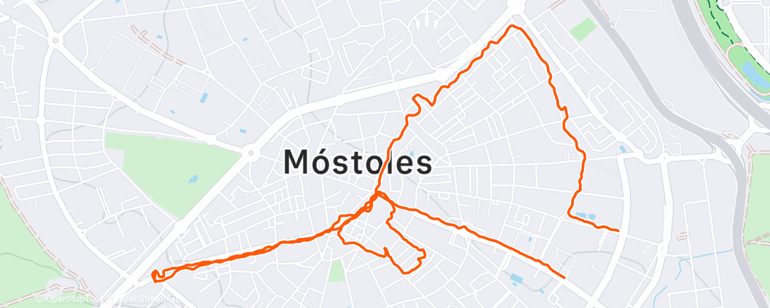 Карта физической активности (Caminata a la hora del almuerzo)