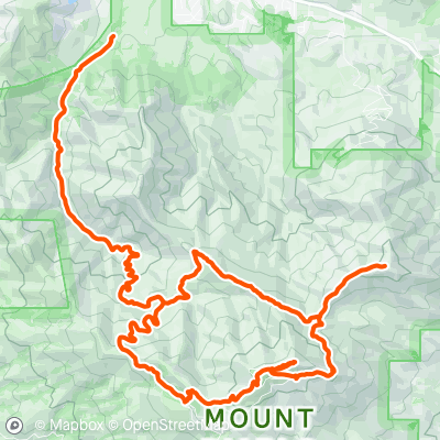 Mitchell Canyon to Summit | 15.4 mi Trail Running Route on Strava