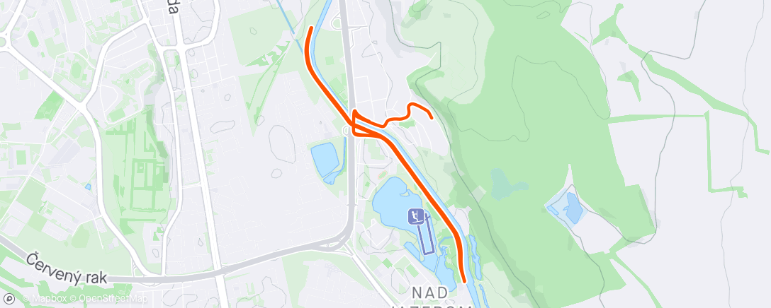 Mapa da atividade, Evening Run