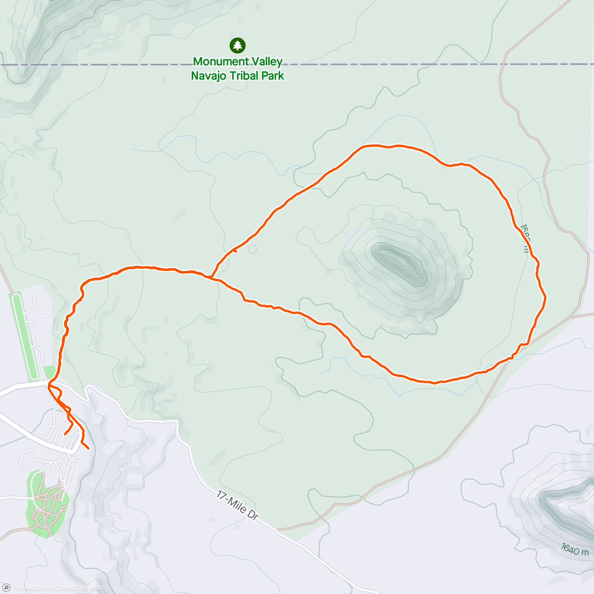 Kaart van de activiteit “Monument Valley 👨‍👩‍👧‍👦🏜️🤩🇺🇸”