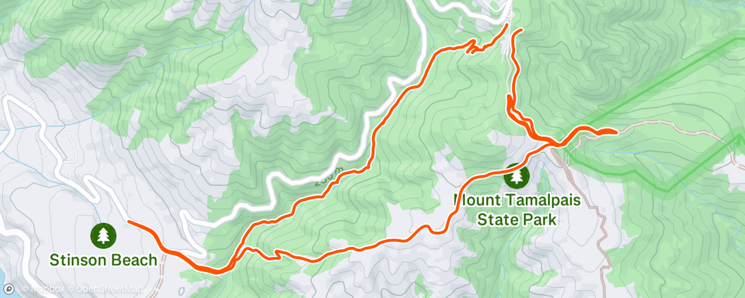 Map of the activity, Dipsea Generations: getting the whole gang together