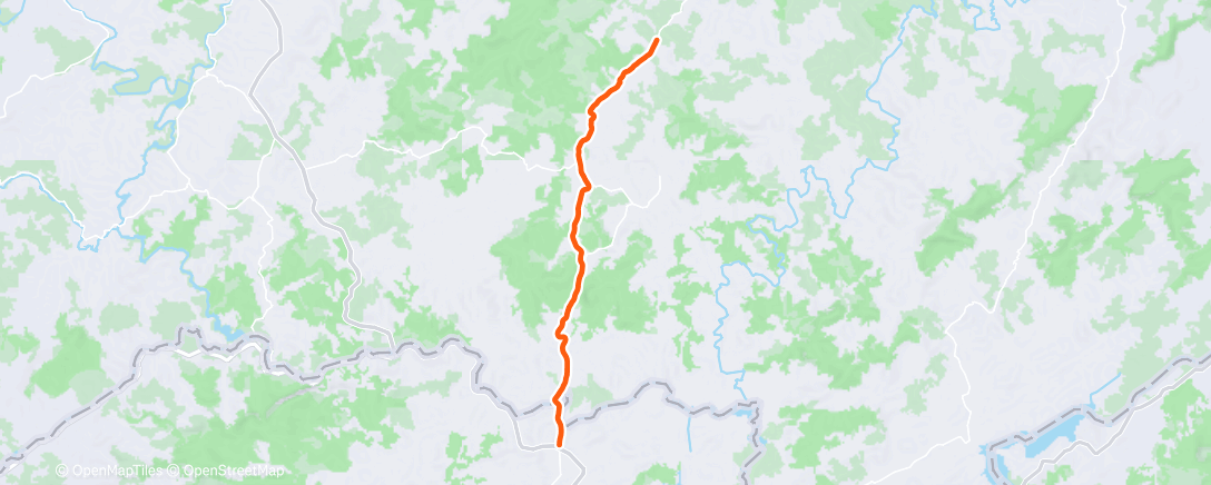 Map of the activity, Pedalada de mountain bike matinal