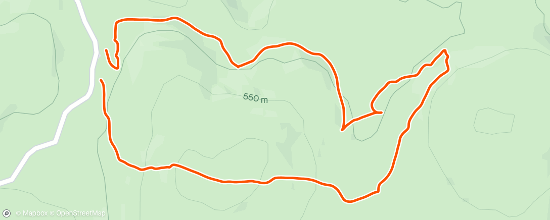Map of the activity, W6D - Day 4, Pen Rhiw Wen - Course 5.