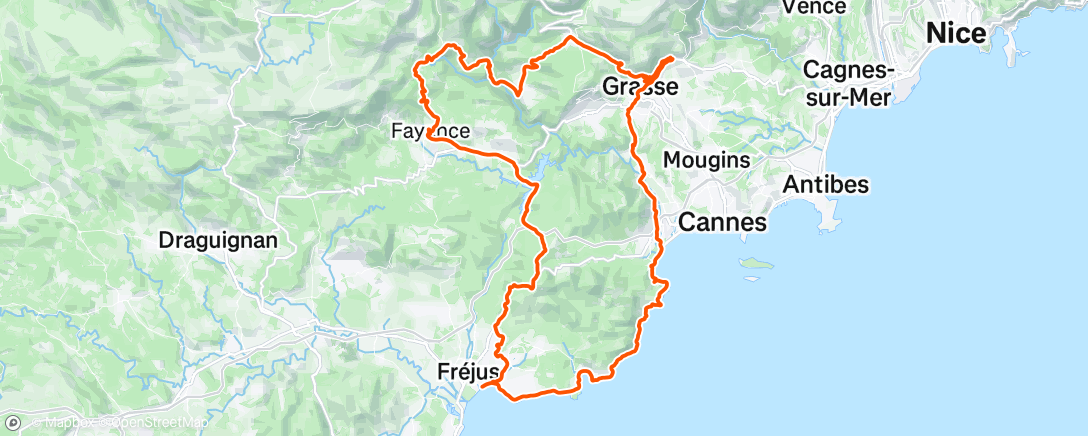 Map of the activity, Y a des jours où le vélo c'est facile