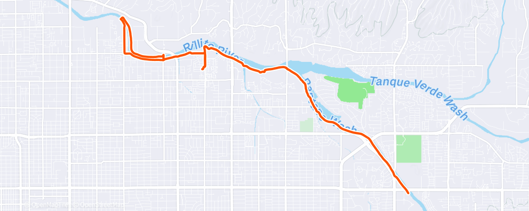 Map of the activity, Afternoon Gravel Ride