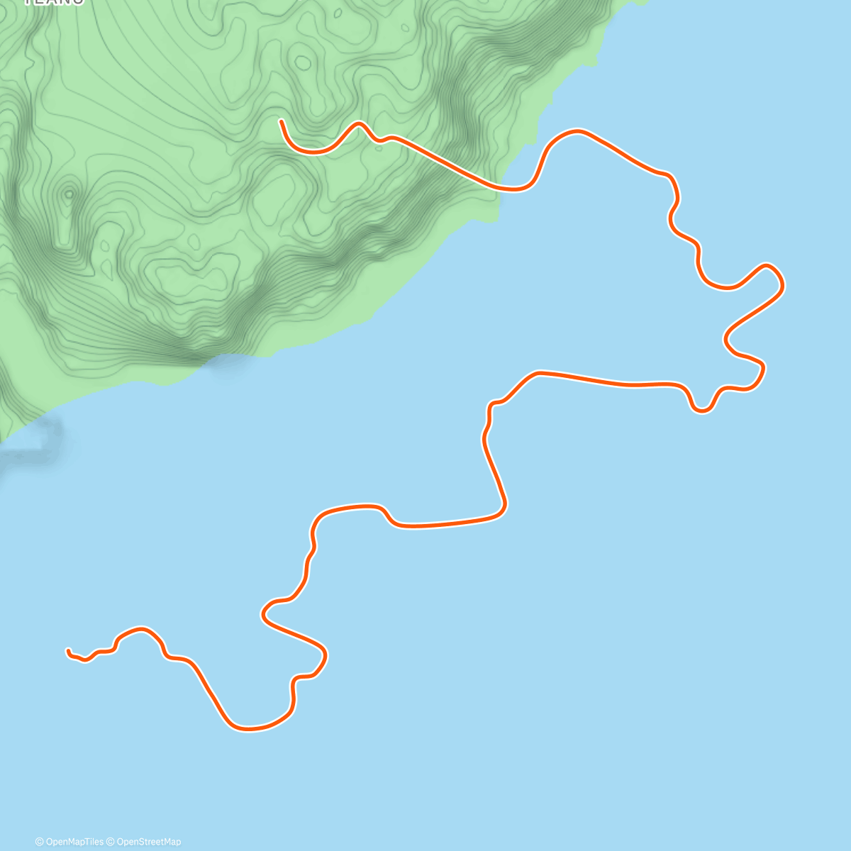 Map of the activity, Zwift - Big Flat 8 in Watopia